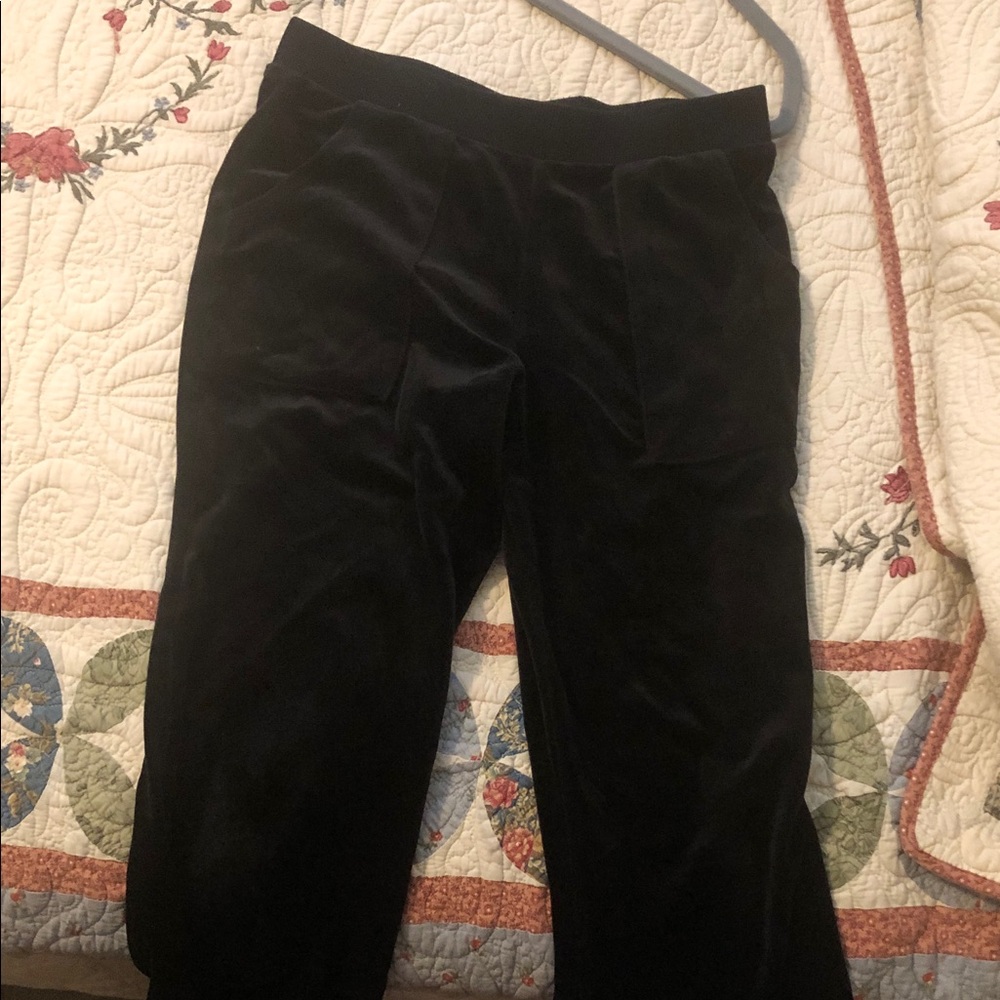 Elegant Black Velvet pants